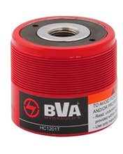BVA 12 Ton 1.61" Stroke Hollow Hole Single Acting Hydraulic Cylinder HC1202T