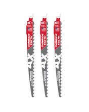Milwaukee 9" 3 TPI Carbide Axe Pruning SAWZALL Blades (3 Pack) 48-00-5332