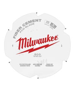 Milwaukee 10" PCD/Fiber Cement 6 Tooth Circular Saw Blade 48-40-7010