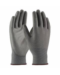 PIP Gray Polyester 13G Shell, PU Coated Smooth Grip Gloves (Size XL) PIP33-G115/XL