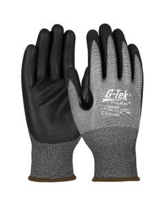 PIP G-Tek PolyKor A4 Cut 18 Gauge Nitrile Foam Coated Grip Gloves