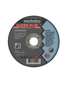 Metabo Type 27 Slicer Plus A60TX 5" x .045" x 7/8" Cutting Wheel US655357010