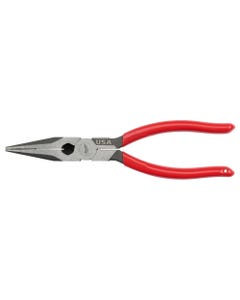 Milwaukee 8" Long Nose Dipped Grip Pliers (USA) MT505